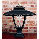 Gas Light America GL1800 Cast Aluminum Natural Gas Light With Dual Inverted Mantle Burner On Pedestal Mount