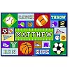 Olive Kids Bedding Game On Personalized Placemat blue
