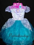 Disney Princess Deluxe Ariel Costume Dress Ages 4-6