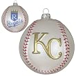Kansas City Royals MLB Glass Baseball Ornament (3")