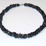 Puka Shell Necklace Dark Chips Surfer Beach Choker