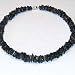 Puka Shell Necklace Dark Chips Surfer Beach Choker