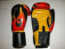 Boxing Gloves Leather / Flame-12oz