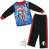Power Rangers Red and Black Pajamas for Boys