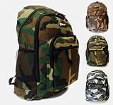 Boys Mens Hi-Tec Camouflage School Backpack Rucksack (Army Green/Army Grey/Desert)