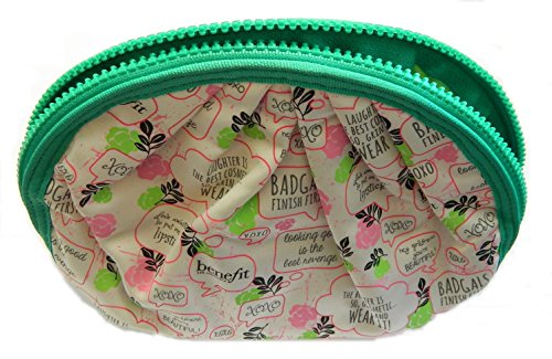 BENEFIT WOW Laughter Is The Best Cosmetic Makeup Flower Pouch Gift Bag