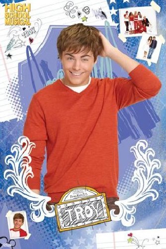 1art1 39556 High School Musical - Teil 2, Troy II Poster 91 x 61 cm Preisvergleich