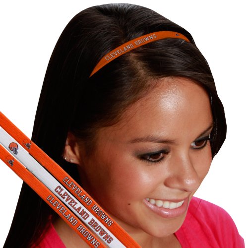 Cleveland Browns 3-Pack Elastic Headbands