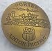 Solid Brass Porter Union Pacific Railroad Rr Badge Pin