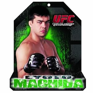 UFC Lyoto Machida 11-by-13 Wood Mascot/Player Sign