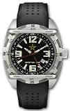 Rogue Warrior Red Cell Silver Silocone Rubber Band 200M GMT Watch