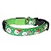 ITERY Dog Collar, LED Flashing Lights Dog Collar Pets LED Flash Collar Christmas Tree (Green Clown Snowman, M)