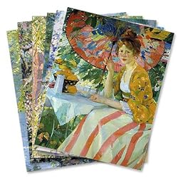 Garden Tales - Box Set of 12 Assorted Greeting Cards and Patterned Envelopes