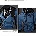 Amoin Men's Fashion Oblique Zipper Hoodie Casual Top Coat