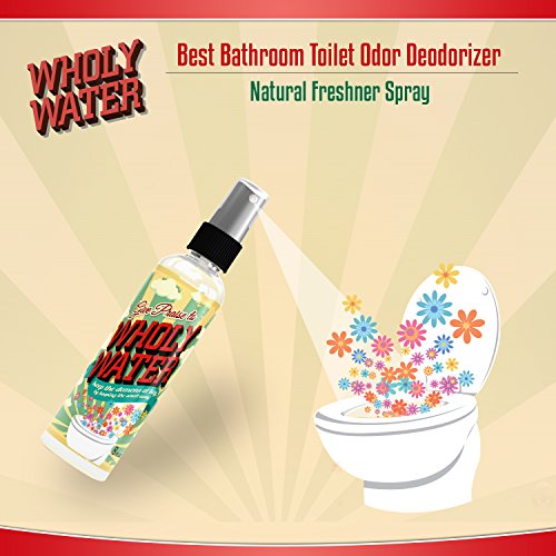 Wholy Water Best Bathroom Clean Toilet Spray Cleaner, Odor Deodorizer