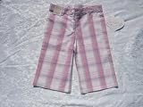 Hartstrings - Girls Pink Plaid Capri Pants