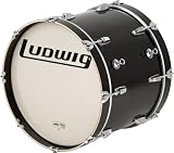 Ludwig Strider Series Marching Bass Drums W/ Omni, 14X26 Inch, Black