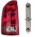 2002-2006 Dodge Ram 1500 & 2003-2006 2500 3500 Pickup Truck Tail Light Lamp (with Circuit Board Bulbs Socket) Taillight Taillamp Left Driver Side (2002 02 2003 03 2004 04 2005 05 2006 06)