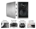 2 MA Audio MAQ-6N Home Theater In Wall Surround Sound Stereo Speakers