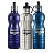 New Wave Enviro Stainless Steel Water Bottle 1 Liter Turquoise 3 Bottles