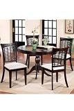 Bayberry 5-piece Rnd Dinng Set Set Dark Cherry