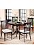 Bayberry 5-piece Rnd Dinng Set Set Dark Cherry