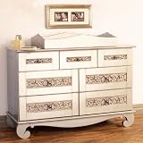 Bratt Decor CHLS - CHTB Chelsea Changing Table in Antique Silver
