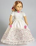 Victorian Ball Dress & Flowers Hair Ribbon ~ Fits 18 American Girl Dolls, Holiday Special Price