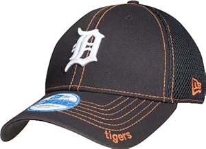 MLB Detroit Tigers Neo Fitted Baseball Cap, Navy, Small/Medium