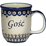 New Polish Pottery 12oz Mug - GOSC, GUEST