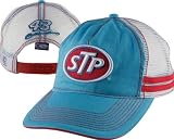 A.J. Allmendinger #43 Blue/White STP Richard Petty MotorsportsRetro Mesh Back Adjustable Hat