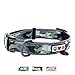Pawtitas Camouflage Dog Collar Padded Dog Collar Reflective Dog Collar Puppy Collar Training Dog Collar Medium Dog Collar/Large Dog Collar Camo Grey Dog Collar