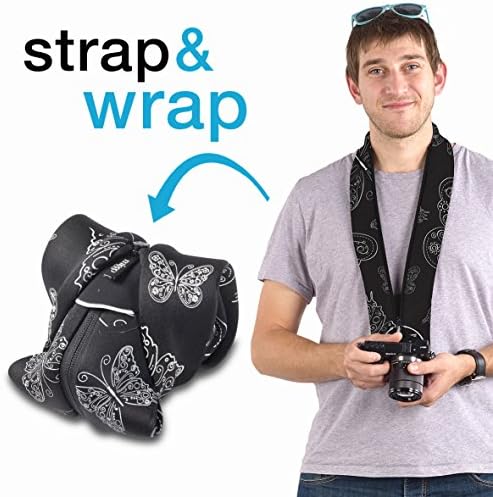 Miggo Camera Strap For Universal Canon Sony Olympus CSC Camera Black Padded Neck