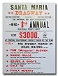 1966 Santa Maria Dragway Program Poster Print