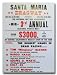 1966 Santa Maria Dragway Program Poster Print