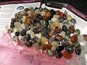 Crystals and Gemstone Childrens Party Gift Bags - 100 stones + 10 FREE organza/velvet - School Fair best seller
