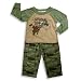 Baby Togs - Toddler Boys Long Sleeve Pajamas, Olive, Khaki