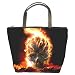 Bucket Bag (Purse, Handbag) of Flaming Skull (Harley Davidson Gear)