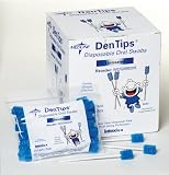Dentips - Untreated Oral Care Swabs (Box of 250) Disposable