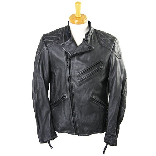(ショット)Schott キルテッドパッドライダースジャケット メンズ