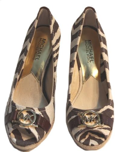 MICHAEL Michael Kors Meg Open Toe Heels (Tiger)