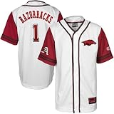 Arkansas Razorbacks White Bullpen Baseball Jersey