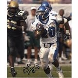 Signed Deangelo Williams Photo - Memphis Tigers White Jersey 8x10 - Autographed NFL Photos