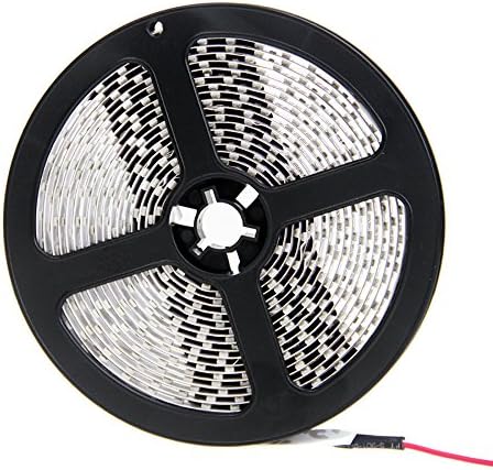 Blue Lighting 12 Volt 16.4 Feet 5 Meter Non-waterproof Flexible LED Light Strip with 120leds/M 600 LED SMD 3528 LED Light Lamp Strip