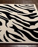 Modern Zebra Rug 3 3" x 5 3"