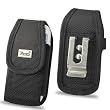 Pouch Protective Carrying Cell Phone Case for BlackBerry Pearl 8110 Flip 8220 / Casio Hitachi Ravine Verizon / LG CU515 Rumor2 VX9700 (Dare) / Banter / UX-265 / Pantech Impact P7000 / Samsung Solstice II AT&T Sunburst A697 / DoubleTake / Sanyo SCP-3810 / Mirro / Sony Ericsson C905 Elm Vivaz ZTE Agent MetroPCS - Black