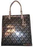 Women's Michael Kors Purse Metallic Nickel
