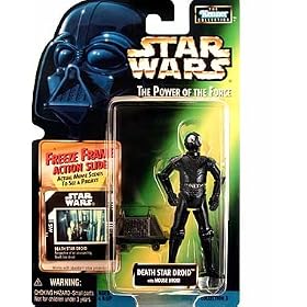 Star Wars Power of the Force Fan Club Exclusive Death Star Droid Action Figure By Kenner