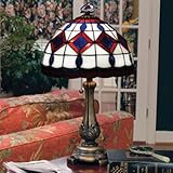 IMAGE OF Colorado Avalanche Tiffany Table Lamp