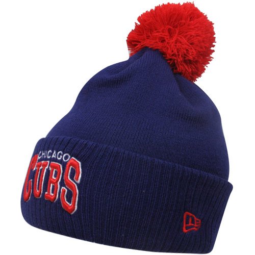 New Era Chicago Cubs Royal Blue Chalk Up Cuffed Knit Beanie